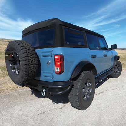 TrailFX   Front Flat Fender Flares  for 2021-C Ford Bronco BR005T