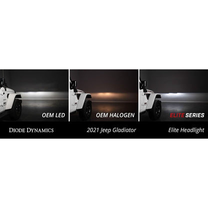 Diode Dynamics Elite LED Headlights for 2018-C Jeep JL Wrangler DD5166