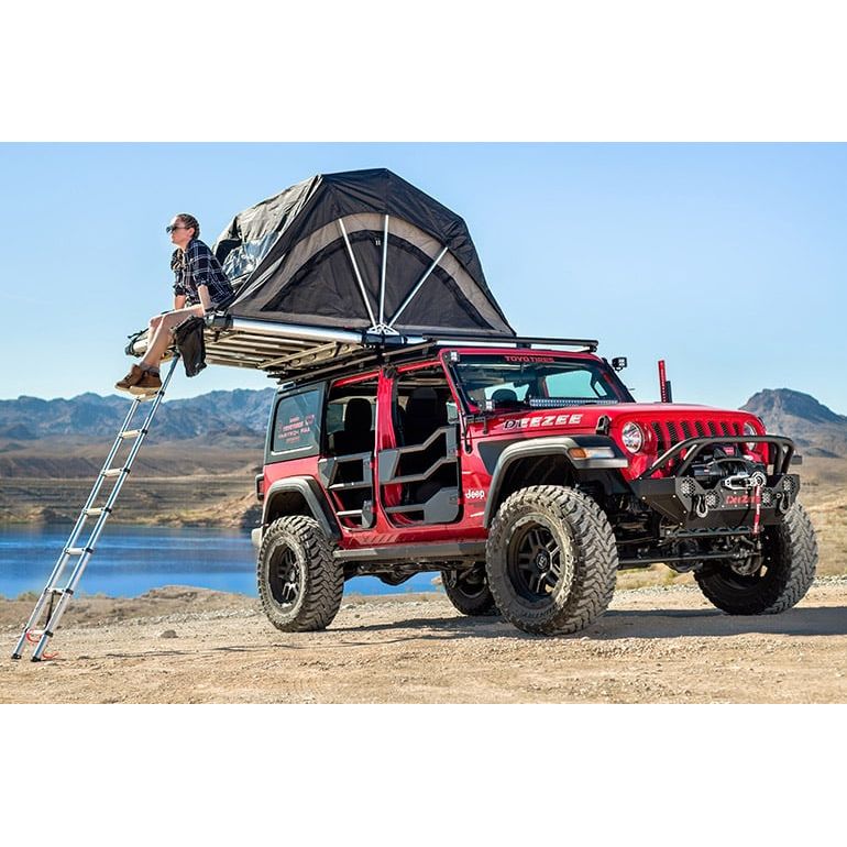 Dee Zee  24" Front Aluminum Roof Rack for 2007-C Jeep Wrangler JK - JL - Gladiator JT DZ4463JP