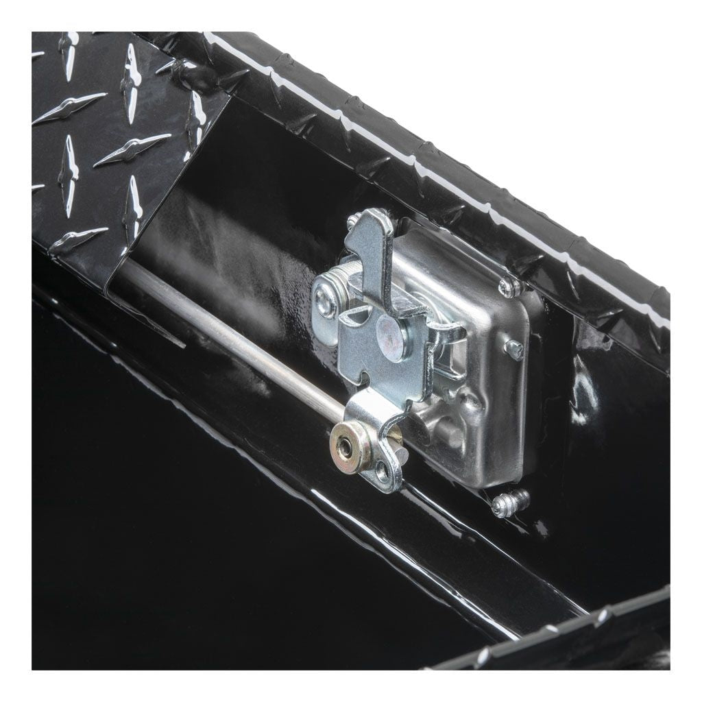 UWS Gloss Black Aluminum 60" Angled Crossover Truck Tool Box EC10182