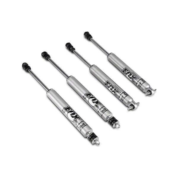 FOX Performance Series 2.0 Front and Rear IFP Shocks Kit for 0-1 Inch Lift (07-18 Jeep Wrangler JK - JKU) FOX-JK