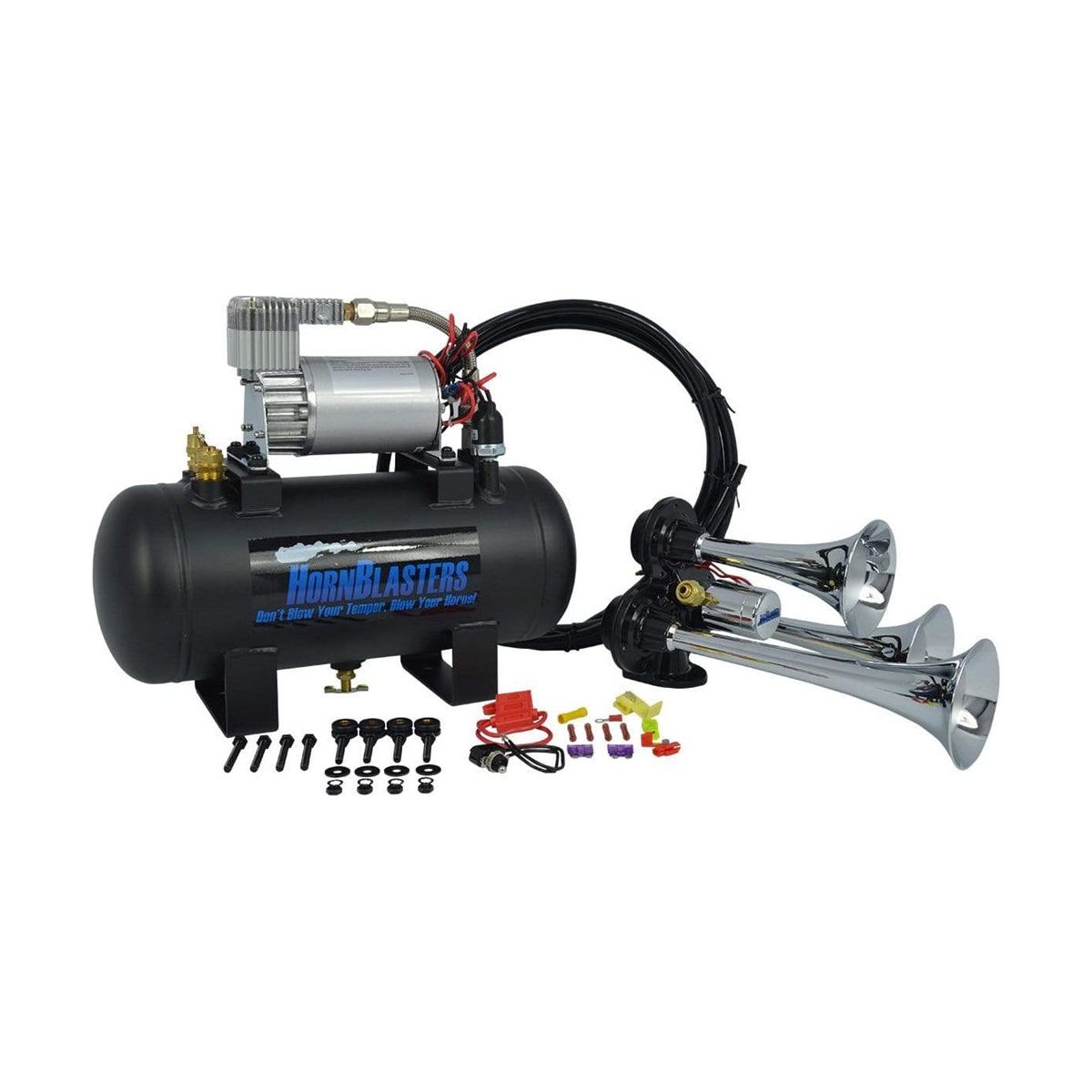 HORNBLASTERS HK-B3-127H Jackass 127H Air Horn Kit