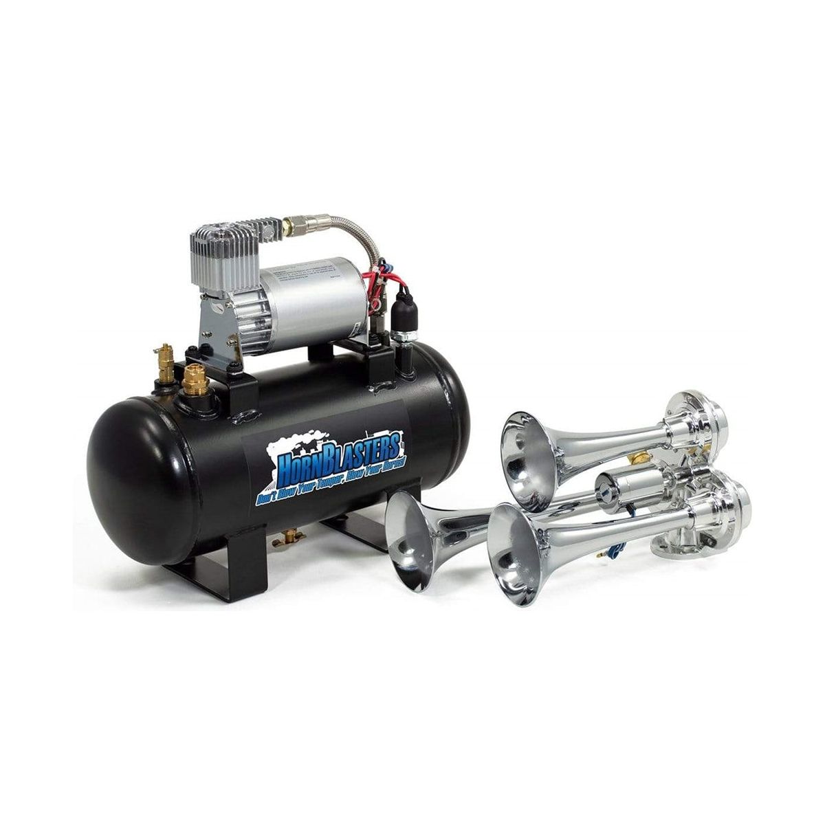HORNBLASTERS HK-B3-127H Jackass 127H Air Horn Kit