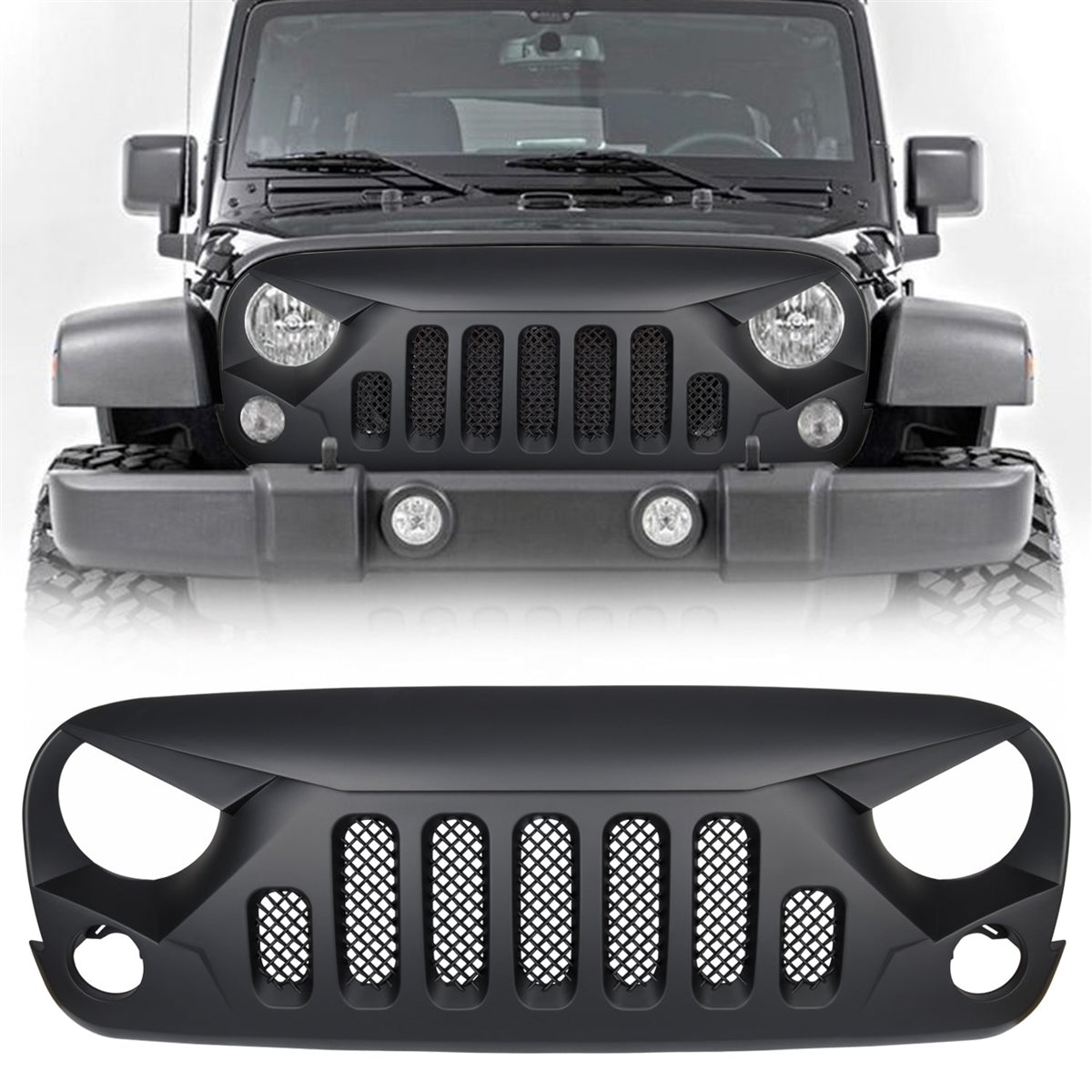 GLADIATOR JK-1017 Gen 2 Grill for Jeep Wrangler JK 2007-18