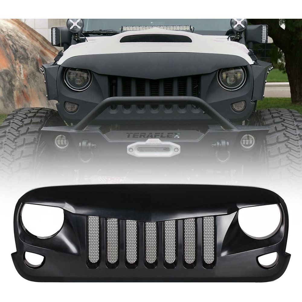 EAGLE EYE JK-116 Grille for Jeep Wrangler 2007-18 JK 2-4 Door