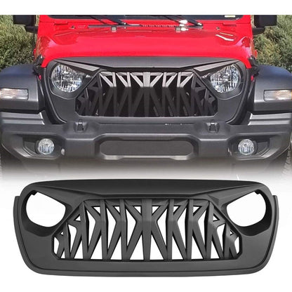 NVE Off Road Shark Grille for 2019-Current Jeep Wrangler JL-JLU and Gladiator JT JL-1010