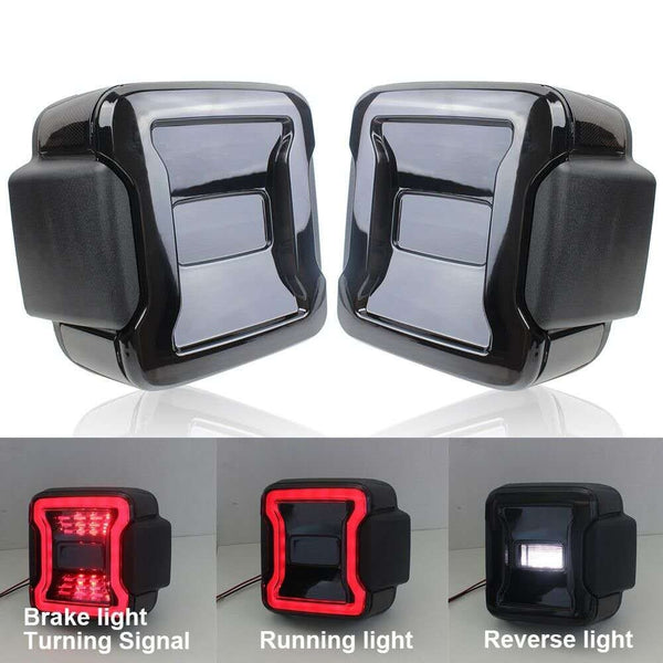 NVE Off Road LED Blackout Series Tail Lights for 18-C Jeep Wrangler JL-TL21