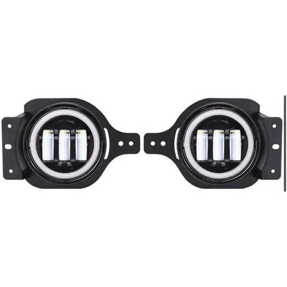 NVE Off Road LED Halo Fog Light 4" for 07-Present JK - JL - JT Gladiator