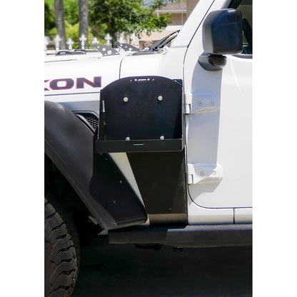 MOR-ryde Side Mount with Tray for Driver Side on 18-C Jeep Wrangler JL - Gladiator JT JP54-064