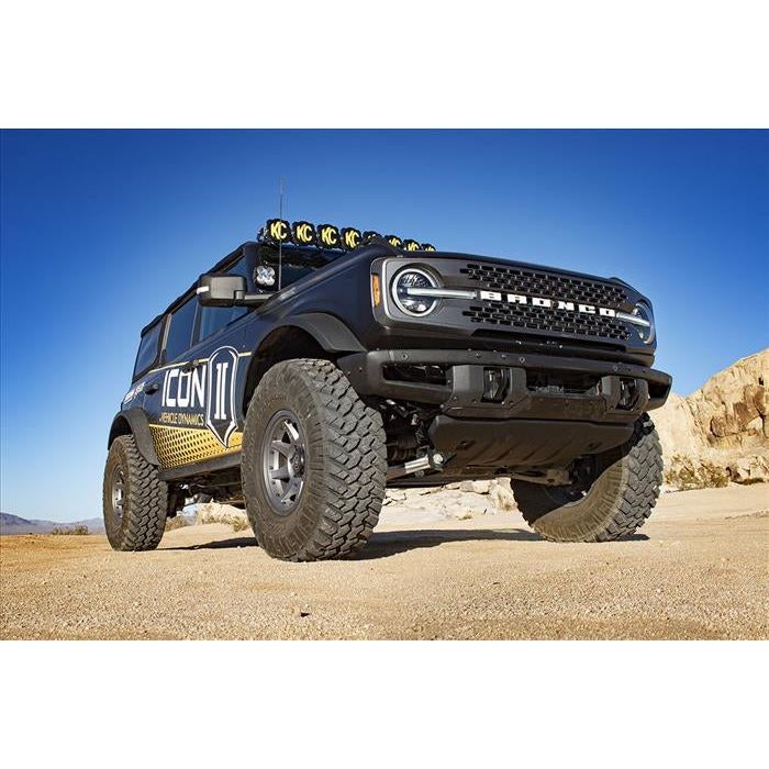 ICON VEHICLE DYNAMICS | 2021-2023 Ford Bronco Hoss 2.0 Pkg 0-2 Inch Lift Stage 2 Suspension System Billet Icon Vehicle Dynamics | K40013