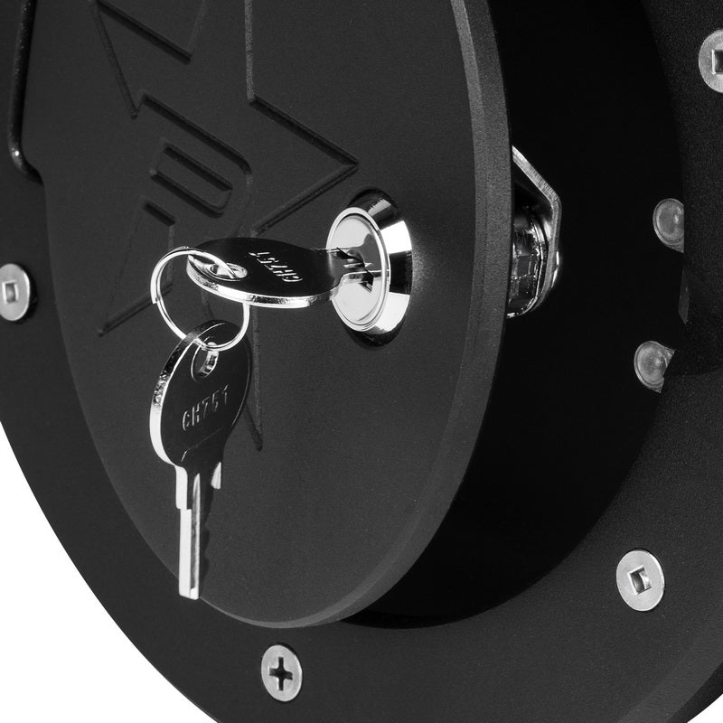 RBP - Rolling Big Power Locking Fuel Door (Black) for 18+ Jeep Wrangler JL RBP-6034KL-RX2