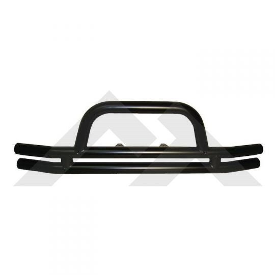 Crown Automotive Double Tube Front Bumper (Black) for 2007-C Jeep Wrangler JK - JL- Gladiator JT RT20018