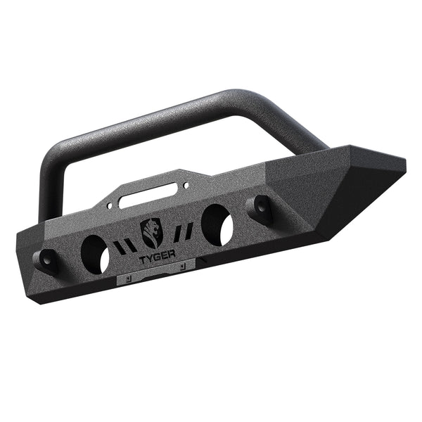 TYGER Auto Fury Short Stubby Front Bumper fits 07-C Wrangler JK - JL & Gladiator JT TG-BP6J70078