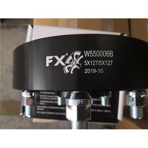 TrailFX Hub Centric Wheel Spacer- Black Anodized (W550006B)