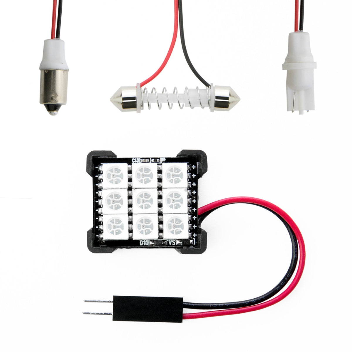 XKGlow LED Dome Light Bulb Kit with XKchrome Smartphone App Controlled XK-BULB-PANEL