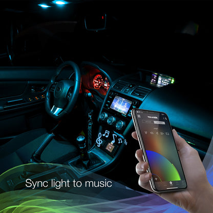 XKGlow LED Dome Light Bulb Kit with XKchrome Smartphone App Controlled XK-BULB-PANEL