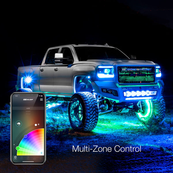XKGlow Dual Mode Dash Surface Mount XKCHROME Controller XK-CHROME-DM-KIT