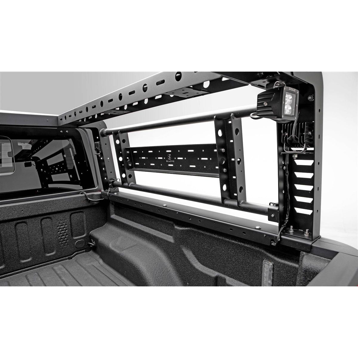 ZRoadZ Overland Access Rack With Side Gates, Incl. (4) 3 Inch ZROADZ LED Pod Lights Z834101