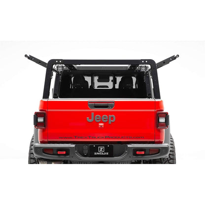 ZRoadZ Overland Access Rack With Side Gates, Incl. (4) 3 Inch ZROADZ LED Pod Lights Z834101