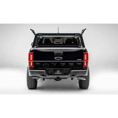 ZRoadZ Overland Access Rack With Side Gates Incl. (4) 3 Inch ZROADZ LED Pod Lights (2019-2020 Ford Ranger) Z835101