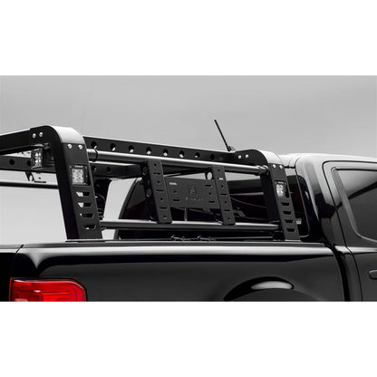 ZRoadZ Overland Access Rack With Side Gates Incl. (4) 3 Inch ZROADZ LED Pod Lights (2019-2020 Ford Ranger) Z835101