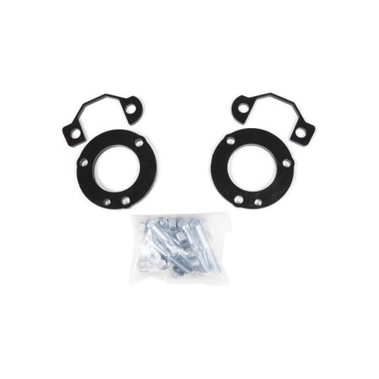 ZONE OFFROAD |  1 Inch Leveling Kit   I ZONF1102 components including leveling spacers and mounting hardware.