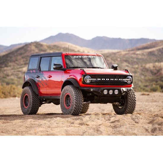 ZONE OFFROAD | 21-23 Ford Bronco 4 Door 4 Inch Adventure Series Lift Kit Base Shock Package Models Only No Shocks Zone Offroad | ZONF95
