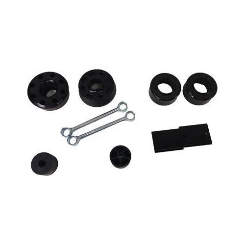 ZONE OFFROAD | 2-2.5" Spacer for 2018- C Jeep Wrangler JL ZONJ2204 lift kit components including spacers and extensions.