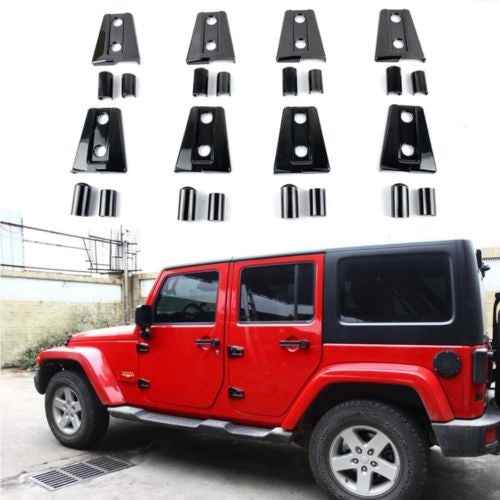 JEEP jkhinge Black jeep hinge cover set 10pcs for 07-18 JK
